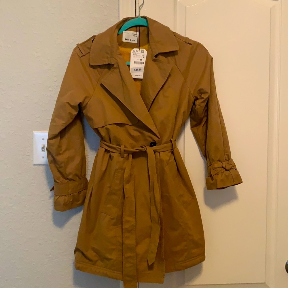 Zara girls trench coat ciao London